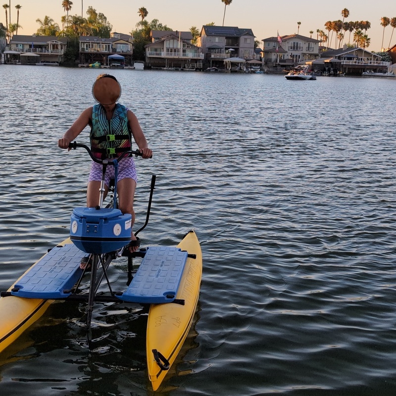 No balance needed to ride the Hydrobike